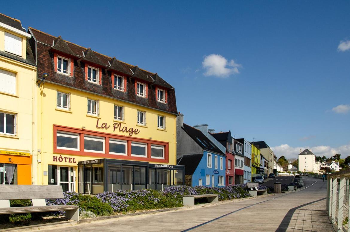 Hotel & Restaurant De La Plage Crozon Kültér fotó