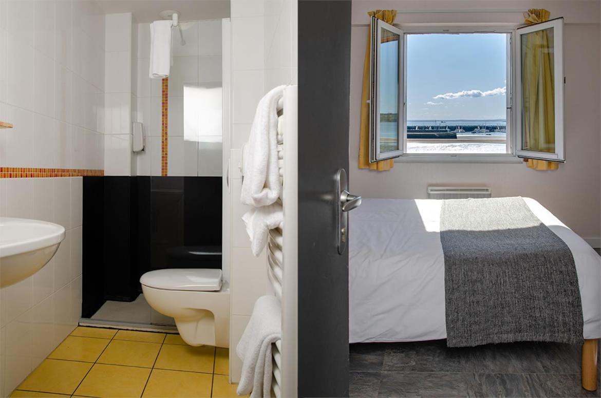 Hotel & Restaurant De La Plage Crozon Kültér fotó